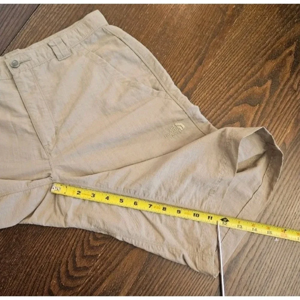VTG The North Face Horizon Hiking Shorts Men's‎ 32 Tan Canvas Quick Dry S07 AH6L